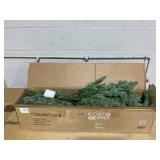 Costway 5 Feet Artificial Christmas Tree with 1426 Lush PVC and 200 Warm White LED Lights