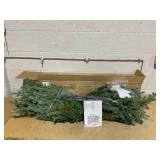 Costway 5 Feet Artificial Christmas Tree with 1426 Lush PVC and 200 Warm White LED Lights