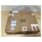 COSTWAY 23 Inches Electric Fireplace Insert, 750W/1500W Fireplace Heater with Remote Control, Adjustable Flame Color & Brightness, 1H-8H Timer, Thermostat and Overheat Protection Log 5.1"D x 23"W x 17