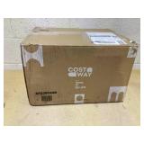 Countertop Retro Microwave Oven, SIMOE 0.7 Cu Ft Small Microwave with Defrost, 5 Micro Power, 8 Auto-cooking Set & Child Lock, Compact Microwave w/10 Inch Turntable, 60-min Timer, LED Display, 700W