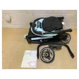 Infans Portable Baby Stroller One-Hand Fold Pushchair W/ Aluminum Frame Blue (USED)