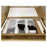 COSTWAY Mirror Cabinet Bathroom, 4 Compartments and 6 Open Shelves, Bathroom Cabinet with Mirror, Hanging Bathroom Cabinet, Wood, 66 x 17 x 63 cm (Brown)