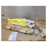 Costway Kids Play Tent with Solid Wood Frame Holiday Birthday Gift & Toy for Boys & Girls