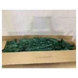 Officejoy 8FT Pencil Christmas Tree, Artificial Green Christmas Tree w/Premium PVC Needles, Pine Tree w/Solid Metal Stand, Ideal for Home, Office, Shops, Holiday Decoration