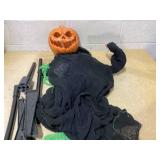 Pumpkin Head Prop Haunted House Decoration