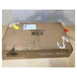 COSTWAY Counter Height Bar Stools Set of 2, 29.5-inch Backless Saddle Stools with Nailhead Trim, Footrest, Max Load 330 Lbs, Upholstered Barstools for Kitchen Island Pub, Beige