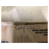 LOT OF 200 Universal Activated Carbon Replacement PM2.5 Filter for Face Masks (200 Filters)