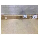 Costway 6FT Single Panel Room Divider with Wheels Rolling Fabric Partition Privacy Screen