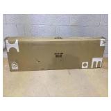 Costway Patio Backless Bench 2-Seater Outdoor Dining Bench Solid Wood Garden Backyard 39.5