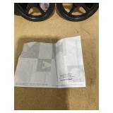 Costway Folding Shopping Cart with Swiveling Wheels and Dual Storage Baskets