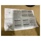 Costway Folding Shopping Cart with Swiveling Wheels and Dual Storage Baskets