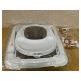 Costway Height Adjustable Folding Baby Walker with High Back and Padded Seat