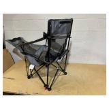 Costway Reclining Camping Chair with Removable Footrest and Adjustable Backrest