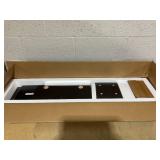 Tangkula Tall Slim Bathroom Storage Cabinet, 71" Freestanding Bathroom Cabinet w/ 2 Doors, 1 Drawer & 5 Adjustable Shelves, Floor Narrow Tower Cabinet for Small Spaces, 8" x 8" x 71" (Black)