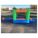 Gymax Inflatable Bounce House Kids Jumping Playhouse Indoor & Outdoor With 550W Blower (Slightly Used)