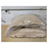 LOT OF 2 Threshold designed w/Studio McGee Oversized Heather Square Throw Pillow - Threshold designed with Studio McGee