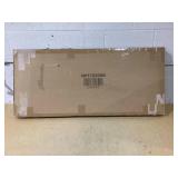 Toolsempire Window Awning Door Canopy, 48" x 40" Door Awnings Exterior with UPF50+ Sun Rain Snow Protection & Hallow Polycarbonate Sheet, Outdoor Front Door Entrance Canopy (Black)