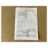 Costway 4 Piece Patio Rattan Conversation Set with Cozy Seat Cushions, Orange (Maybe Missing Hardware)