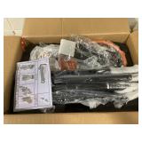 Costway Basketball Hoop 5.6-6.5 FT Height Adjustable for Kids with Shatterproof Backboard (Maybe Missing Hardwear)