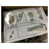 Costway Basketball Hoop 5.6-6.5 FT Height Adjustable for Kids with Shatterproof Backboard (Maybe Missing Hardwear)