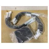 Costway Portable AB Trainer with Headrest and Foam Handle for Office Home Gym-White