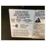 SIMOE 23-inch Wide Electric Fireplace Insert with Remote Control, 1400W Recessed Fireplace, 3 LED Flame Effects, 6H Timer, Ideal for Bedroom Home Office Indoor Use, Black