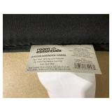 LOT OF 2 Miscellaneous Black Indoor/ Outdoor Back Cushions