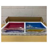 Giantex 10 Drawer Rolling Storage Cart Scrapbook Paper Office School Organizer (Multicolor) 15"D x 13"W x 34"H