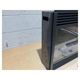 COSTWAY Electric Fireplace Inserts 28.5-inch Wide, 750W/1500W Wall Recessed and Freestanding Fireplace with 3 Flame Colors, 5 Brightness Settings, 8H Timer, Remote Control, Heater for Indoor Use 6"D x