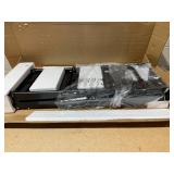 IRONMAX Folding Service Cart with Wheels, Heavy Duty Metal 3 Tier Foldable Utility Cart w/Universal Wheel & Compartments, Collapsible Tool Push Cart for Home Garage Office