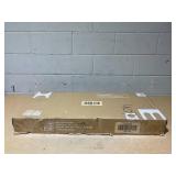 LOKO 35.5 Storage Bench, Lift Top Storage Box with Metal Hinges, Entryway Storage Chest with Safety Hydraulic Strut, Large Farmhouse Storage Trunk for Living Room, Bedroom (White)