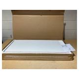 LOKO 35.5 Storage Bench, Lift Top Storage Box with Metal Hinges, Entryway Storage Chest with Safety Hydraulic Strut, Large Farmhouse Storage Trunk for Living Room, Bedroom (White)