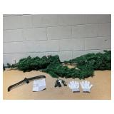 Costway 7.5-ft Pre-lit Pencil Artificial Christmas Tree with White LED Lights