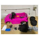 Costway 12V Kids Ride on Car Licensed Audi SQ8 with Remote Control and 3 Speeds-Pink TQ10286US (Maybe Missing Hardware)