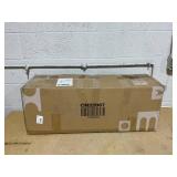 COSTWAY 6 FT Snow Flocked Christmas Tree, Artificial Holiday Hinged Pine Tree with 600 Branch Tips, Solid Metal Stand, Premium Xmas Full Fake Tree for Home, Office, Party Decoration