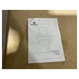 Costway - Velvet Accent Chair Single Sofa Chair Leisure Chair with Wood Frame Grey - Gray  Product Height 35 inches Product Width 29.5 inches Seat Depth 23.5 inches