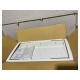 Slickblue Compact White 4 Cube Open Back Bookcase for Office Bedroom or Living Room 27.5L x 13W x 27.5H