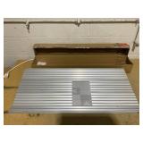 Goplus Door Threshold Ramp, 3" Rise Threshold Ramps for Doorways with Non-Slip Surface, Adjustable Aluminum Door Entry Ramps for Wheelchairs, Scooters, Power Chairs, 700LBS Load Capacity (3" Rise)