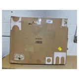 Sumyeg Folding Recliner Lounge Chair with Shade Canopy Cup Holder Black Steel Frame Stationary Chaise Lounge Chair with Black Sling Seat