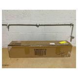 Goplus 4.5FT Prelit Pencil Christmas Tree, Premium Hinged Fir Tree, with 150 LED Lights and Solid Metal Stand, Easy Assemble, Ideal Xmas Decor for Home and Office