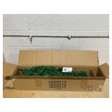 Goplus 4.5FT Prelit Pencil Christmas Tree, Premium Hinged Fir Tree, with 150 LED Lights and Solid Metal Stand, Easy Assemble, Ideal Xmas Decor for Home and Office