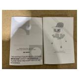 Costway  6-in-1 Convertible Baby High Chair with Adjustable Removable Tray, Gray & White