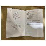 FIREFLOWERY Wooden Wagon Planter, 2 Planting Sections, Wheels & Handle, Rustic Farmhouse Garden Planter Box for Patio, Yard, Porch (Walnut) 24.5"D x 24"W x 13.5"H