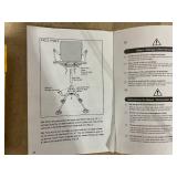 Costway Swivel Hunting Chair with Four 360°Adjustable Legs Folding Silent Swivel Blind Chair