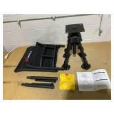 Costway Swivel Hunting Chair with Four 360°Adjustable Legs Folding Silent Swivel Blind Chair