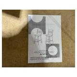 LOT OF 2 Chairs JV12775BN-24 BROWN 36"Tall