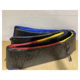 Costway 8 Feet Trampoline Pad Replacement Safety Pad with Fixing Straps (Multicolor), Multicolor