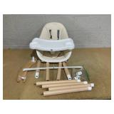 JOYMOR 5 in 1 Convertible Baby High Chair with Removable Double Tray