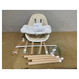 JOYMOR 5 in 1 Convertible Baby High Chair with Removable Double Tray