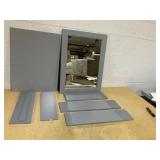 Costway Wall-Mounted Mirrored Medicine Cabinet 20" x 6" x 26" (W x D x H)